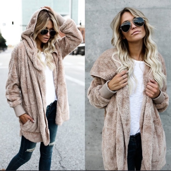 Urban Outfitters Sweaters - Women's oversized fuzzy caramel colored sweater